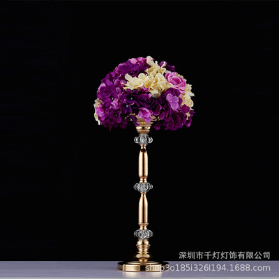 2019新款酒瓶花器婚庆烛台餐厅浪漫小摆件签到台桌摆酒店用品
